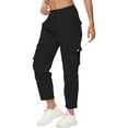 thumbnail image 2 of iHPH7 Joggers pour Femmes Pantalons d'Extérieur Femmes Pantalons à Séchage Rapide Femmes Pantalons Pantalons pour Femmes Pantalons Taille Haute pour Femmes Pantalons Cargo pour Femmes Pantalons de Randonnée Femmes Noir TG, 2 of 7