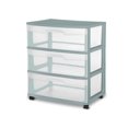 thumbnail image 1 of Sterilite  Wide 3 Drawer Cart-  Aqua, 1 of 3