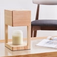 thumbnail image 4 of Clearance! Uscallm Candle Warmer Lamp, Dimmable Candle Warmer Lamp, Electric Light with Natural Wooden Frame, Wax Warmer Lamp for Bedroom Bedside Decoration Sales Online Shopping Liquidation Pallets, 4 of 6