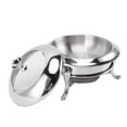 thumbnail image 1 of Round Chafing Dish Buffet Set, Stainless Steel Buffet Servers and Warmers Portable Catering Server Chafing Dishes for Buffet with Lid for Parties, Events, Wedding, Camping, Dinner, 1 of 7