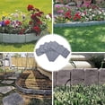 thumbnail image 4 of Unatoiry Garden Fence Cobblestone Border Lawn Edging DIY Prop Flower Decorations 5pcs 1Set, 4 of 6