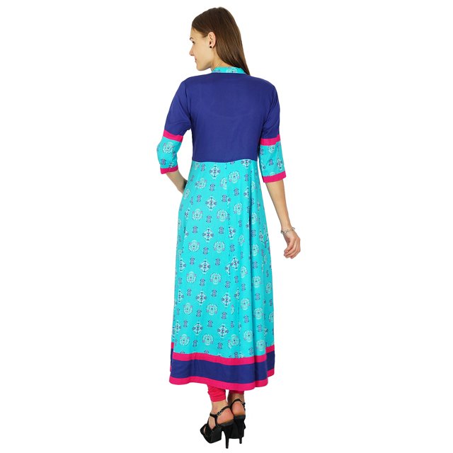 Phagun Kurta Indienne Femme Bollywood Designer Ethnique Kurti Tunique en Coton Robe