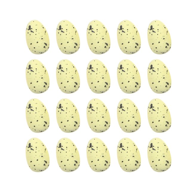 Pisexur Easter Decorations 20Pcs Simulation Colorful Plastic Easter-Eggs Bright PlasticEggs Decorations DIY Holiday Home Decor