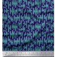 thumbnail image 1 of Soimoi Blue Modal Satin Fabric Liquid Drip Abstract Fabric Prints By Yard 42 Inch Wide, 1 of 3