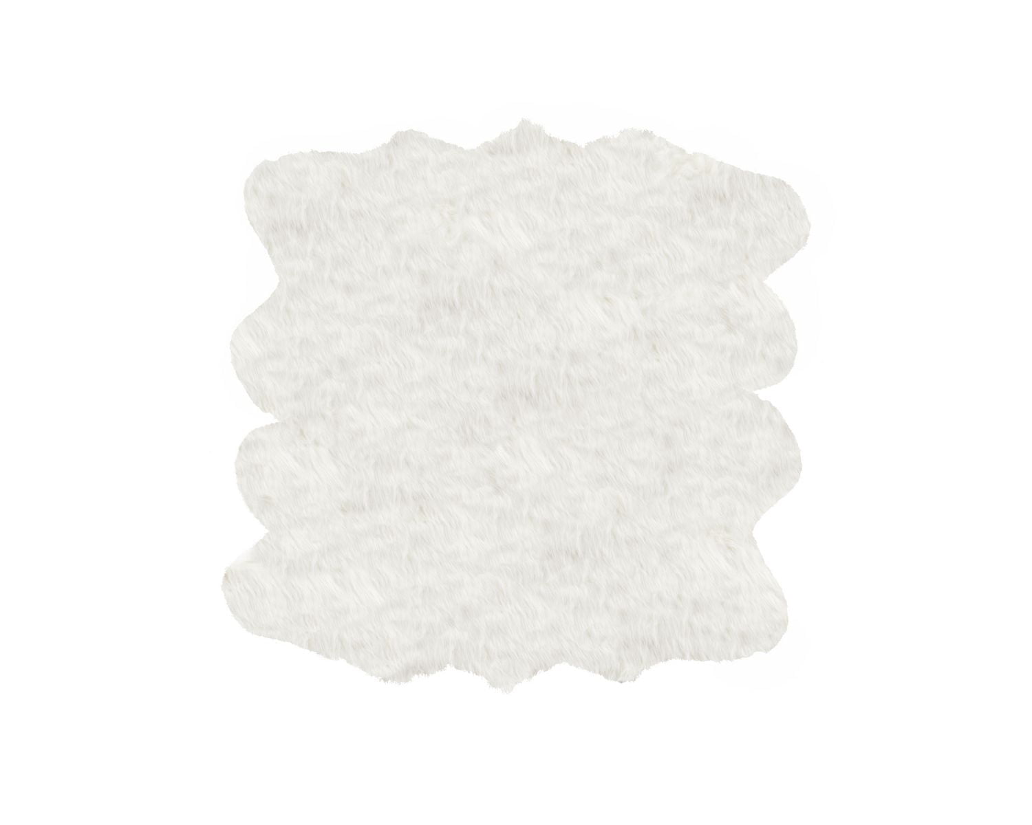 H-LUXE Gordon Faux Sheepskin Rug