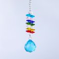 thumbnail image 2 of VALINK Crystal Ball Pendant Colorful Hanging Suitable for Window Outdoor Garden Hanging Decoration, 2 of 7