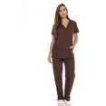 thumbnail image 1 of Women's Scrub Sets Medical Scrubs (V-Neck with Cargo Pant) （Only The Waist Has Two Pockets）, 1 of 1