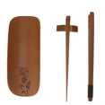 thumbnail image 1 of Tea Scoop, Hand-Made Carving Tea Accessories Bamboo Tea Set, Natural Bamboo Tea Scoop Set 4Pcs/Set For Home Office Chrysanthemum, 1 of 8