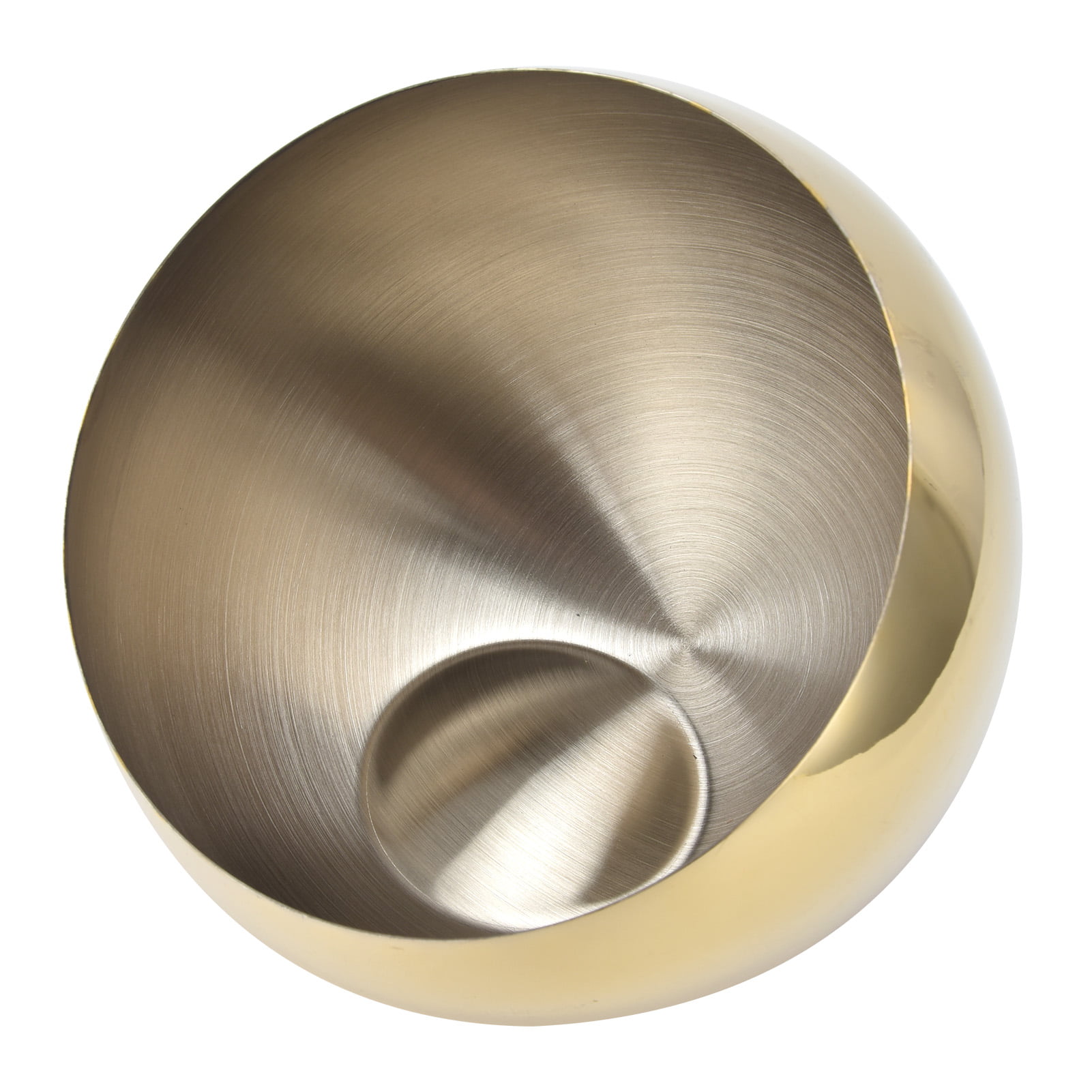 304 Stainless Steel Sugar Bowl with Inclined Opening, Double Layer Construction for Serving Sugar Pepper Salt Spice, Mirror Polishing and Wire Drawing Process