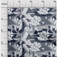 thumbnail image 1 of oneOone Cotton Poplin Fabric Triangle Geometric Printed Fabric 1 Yard 42 Inches Wide, 1 of 5