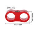 thumbnail image 4 of Unique Bargains 4pcs Hose Separator Clamp Fitting Adapter with Wrench for Car Aluminum Alloy, 4 of 7