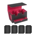 thumbnail image 1 of Tachiuwa Boîte de Jeu de Cartes Protection de Cartes de Baseball Jouet de Cartes de Rassemblement Support de Cartes Robuste Intérieur Rouge, 1 of 9