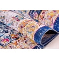 thumbnail image 3 of LaDole Rugs Orlando Traditional Indoor/Outdoor Area Rug, Blue and Yellow, 6'5' x 9'5', 3 of 5