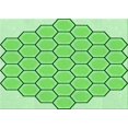 thumbnail image 1 of Ahgly Company Machine Washable Indoor Rectangle Transitional Green Area Rugs, 2' x 3', 1 of 7