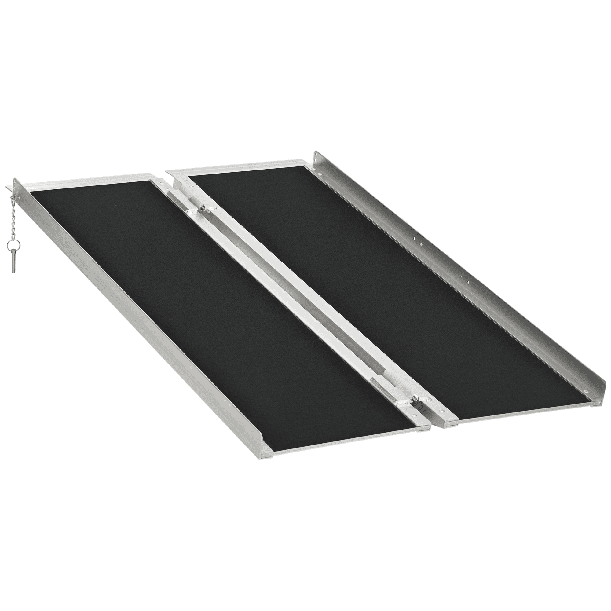 HOMCOM 4ft Wheelchair Ramp Scooter Mobility Non-Skid Layering