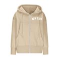 thumbnail image 5 of Veste en Polaire pour Femmes, Veste à Capuche Confortable avec Manches Longues, Coupe Ample, 5 of 5