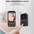 thumbnail image 4 of Wisewang Smart Doorbell Rechargeable Wireless Intelligent Call Door Bell Camera Phone Intercom Bells Home Outdoor Gray, 4 of 6