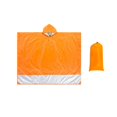 thumbnail image 1 of Tachiuwa Rain Poncho Water Resistant Emergency for Climbing Outdoor Activities Riding Orange, 1 of 9
