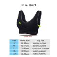 thumbnail image 4 of Women Front Cross Adjustable Side Buckle Lace Vest Wireless Sport Bra, 4 of 7