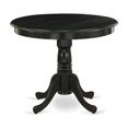 thumbnail image 2 of East West Furniture Dining Table, 36x36 Inch, AMT-ABK-TP, 2 of 4