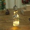 thumbnail image 1 of pstuiky Home Decoration Christmas Decor Hanging Bottle Light Christmas Lamp Decorations Christmas Tree Bulb 13X4.5Cm Light Bulb Decorative Items Clear Light Bulbs, 1 of 7