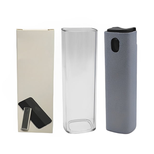 relayinert Laptop Monitor Cleaning Liquid Universal Replacement Clean Spray Fingerprint-Proof Professional Lightweight Water Sprayer Gray/PC Cover/Box