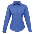 thumbnail image 1 of Premier Womens Poplin Long-Sleeved Blouse, 1 of 5