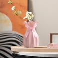 thumbnail image 4 of European Lace Plastic Vase, Small Decorative Desktop Flower Arrangement Bottle for Wedding Candy Box and Home Decor, 9 Inch Tall, 4 of 6