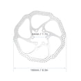 thumbnail image 2 of Tignapoo Hydraulic Disc Brake Set for Mountain Bikes - Aluminum Alloy Front & Rear Brake Calipers with 2 Brake Rotors, Black Finish, Includes All Necessary Hardware for Easy Installation, 2 of 6
