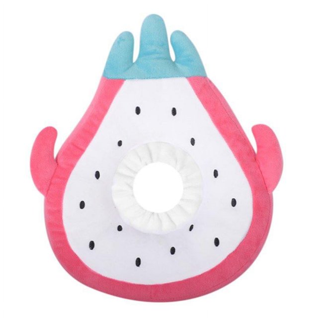 Pet Protection Collar Cat Fruit E-Collar Recovery Cone Adjustable Cotton Blends Neck Recover Cat Dog Elizabeth