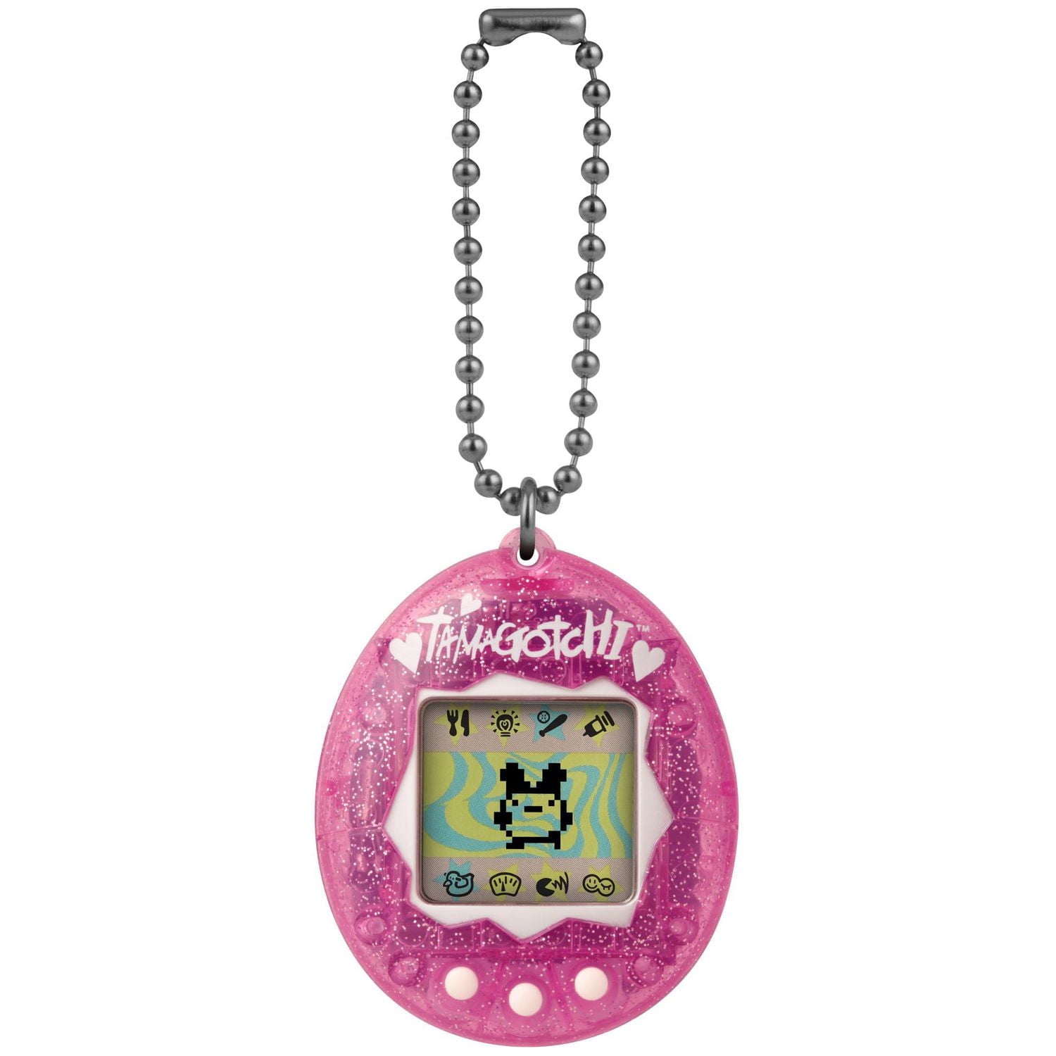 Tamagotchi original - Paillettes roses