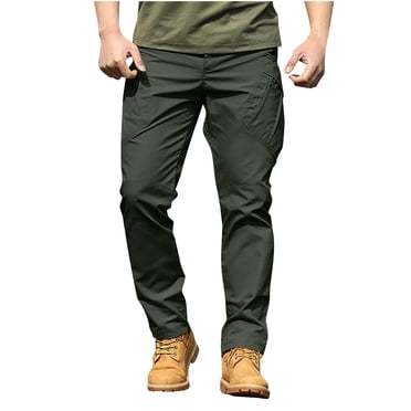 EGNMCR Pantalon Léger pour Homme, Pantalon Cargo Homme, Pantalon en Lin Homme, Pantalon Décontracté Ample à Taille Élastique pour Homme, Pantalon en Coton et Lin pour Homme Pantalon d'Été pour Homme à Poches avec Boutons Pantalon Décontracté à Poches pour Homme Pantalon Homme