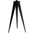 thumbnail image 4 of Adesso Lampe de Table Moderne Noire avec Trépied et Abat-Jour, 4 of 6