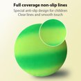 thumbnail image 2 of 8.5 Inch Gradient Rainbow Playground Ball for Kids Funny Playground PVC Football Soft PVC Bouncy Kick Ball for Backyard Park and Beach Outdoor Fun Type3, 2 of 9