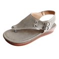 thumbnail image 1 of Kcodviy Sandales Décontractées Ajourées pour Femmes, Sandales Nées pour Femmes, Tongs à Plateforme, Sandales Huarache pour Femmes, Sandales Compensées, Chaussures, 1 of 2