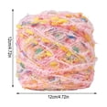thumbnail image 2 of Hand Spun Art Yarn 100g/roll Hand Blended Bright Colors Suitable For Hand Knitting Scarves Hats Bags, 2 of 2