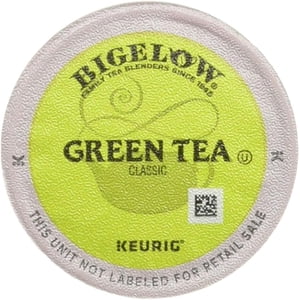 Bigelow vert Tea Keurig K-Cup Tea Pottes 96 COUNT