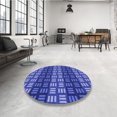 thumbnail image 4 of Ahgly Tapis Rectangulaire Lavable en Machine Bleu Ciel, 4 Pieds x 6 Pieds, 4 of 7