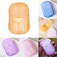 thumbnail image 4 of 20pcs/Box Disposable Soap Paper Flakes Washing Cleaning Hand Bath Travel Scented Slice Sheets, 4 of 8