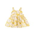 thumbnail image 4 of Vêtements d'Été pour Bébés Filles, Tout-Petits, Mignon, Sans Manches, Robes à Imprimé Floral, Ensemble avec Chapeau, Robe de Plage pour Enfants, 4 of 7