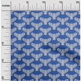 thumbnail image 1 of oneOone Cotton Silk Fabric Owl Block Print Fabric By Yard 42 Inch Wide, 1 of 4