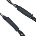 thumbnail image 2 of Elastic Boat Bungee Dock Line Docking Rope Boat Boating Dock Jet Dock Line Stretches to 5.5ft Black White Dots, 2 of 9