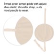 thumbnail image 4 of Armpit Sweat Guard, Soft Highly Absorbent Adjustable Elastic Shoulder Strap Underarm Pad, Quality Cotton Material Office Room Rest For Home, 4 of 8