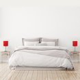 thumbnail image 3 of LimeLights Brushed Steel Stick Lamp with Charging Outlet and Fabric Shade 2 Pack Set, 3 of 9