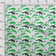 thumbnail image 3 of oneOone Cotton Poplin Twill Green Fabric Beach Dolphin Craft Projects Decor Fabric Printed By The Yard 56 Inch Wide, 3 of 4