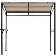 thumbnail image 1 of Patiojoy 7' x 4.5' Grill Gazebo Patio BBQ Tent Shelter with Single Tier Canopy Beige, 1 of 5