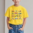 thumbnail image 2 of WRKEKC T-Shirts d'Été pour Garçons, T-Shirts Décontractés pour Garçons, T-Shirts Polyvalents Décontractés à Manches Courtes pour Enfants avec Motif Imprimé et Col Rond, 2 of 6
