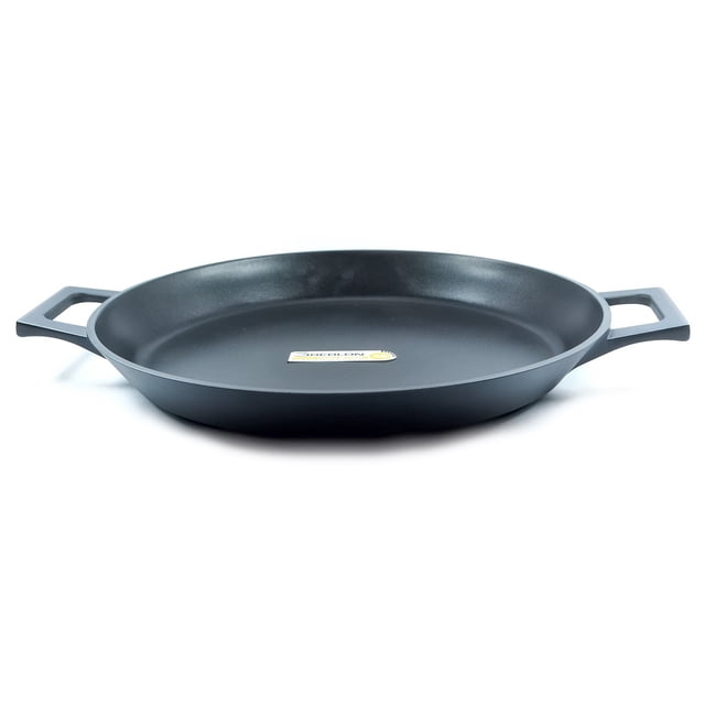Uniware Best Germany 3 Layer Non-stick Casting Aluminum Paella Pan, Induction Compatible Bottom, (14.2 Inch)
