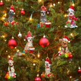 thumbnail image 4 of Christmas Dog Decorations Pendant Hanging Ornament Gift Party For  Tree Unique Design Multicolor Pendants 6Pcs, 4 of 12