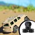 thumbnail image 4 of 4 Pieces52mm Elastic *RC Car Tires Wheel Rims Hub Lightweight Racing Tyres Good Friction On-road Crawer Assembly Accessories Round Disc/Black, 4 of 6